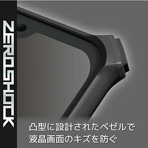 エレコム iPhone XS ケース iPhone X 対応 衝撃吸収 ZEROSHOCK カラビナ付き MIL規格準拠 ブラック PM-A18BZER｜beck-shop｜03