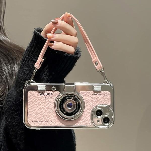 UnnFiko iPhone 12 ケース カメラデザイン おしゃれ レトロ 3D ハードケース おもしろい 携帯保護カバ｜beck-shop｜02