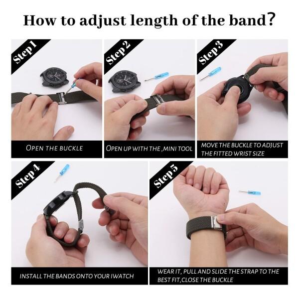 EIHAIHIS Samsung Galaxy Watch 3 45mmと互換性のある伸縮性のあるバンドGalaxy Watch 46mm、Samsung Gear S3 Classic/Fr｜beck-shop｜03