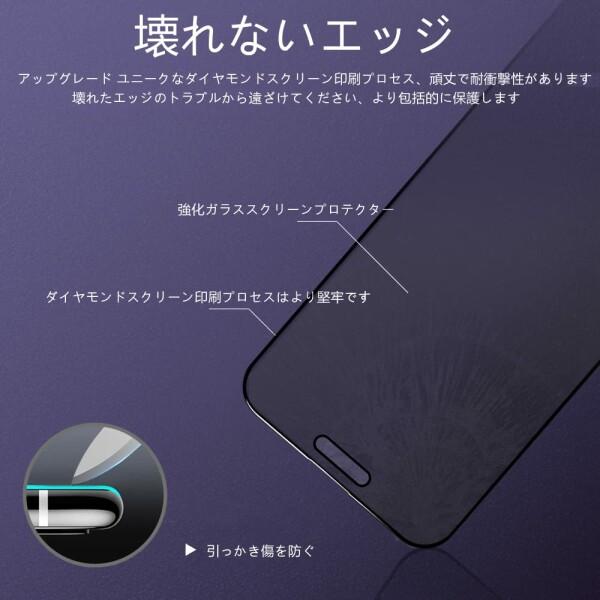 iPhone 15 Pro Max専用ガラスフィルム全面保護/アンチスパイ/アンチブルーライト/プライバシースク｜beck-shop｜06