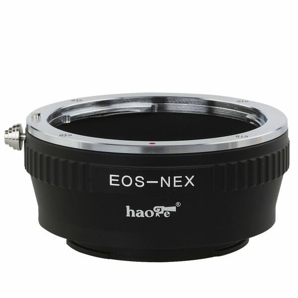 Haoge レンズマウントアダプター Canon EOS EF EF-Sマウントレンズ Sony EマウントNEXカメラ用 a3000 a3500 a5｜beck-shop｜02
