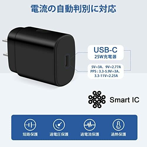 USB電源アダプター 急速充電器 25W iphone14充電器 ACアダプター USB コンセント PSE認証 PD3.0・QC3.0・QC4｜beck-shop｜03