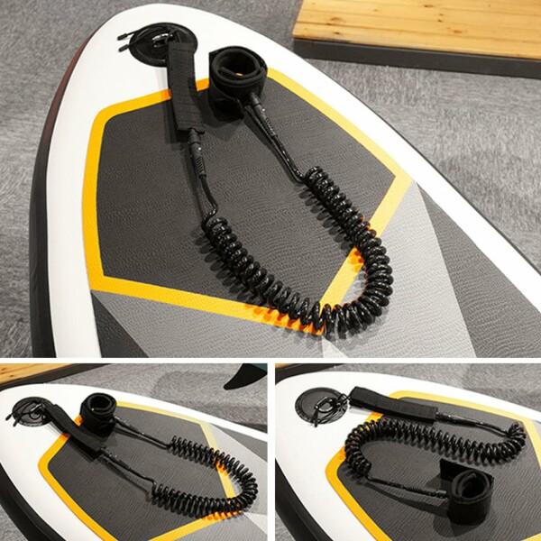 TRIWONDER リーシュコード ショートボード用 サーフィンコード リーシュ 弾性コイル SUP Surfboard Leash｜beck-shop｜06