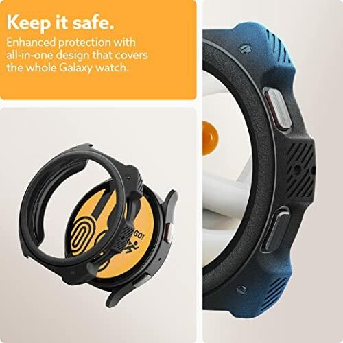 Caseology Galaxy Watch 5 ケース 44mm / Watch 4 ケース 44mm サンドストーン TPU 柔軟性 耐久性 保護力 干渉な｜beck-shop｜04