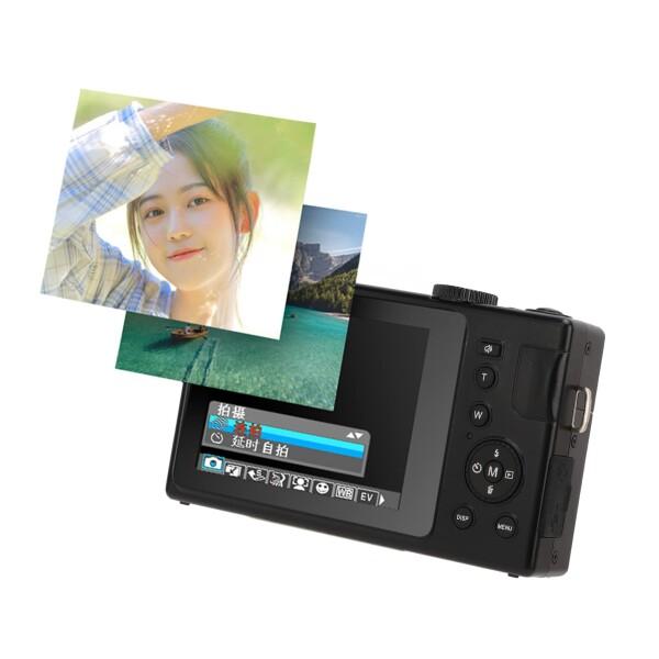 FHD 1080P 20MPミニデジタルカメラ 3インチLCDディスプレイモニター付きマイクロシングルカメラ16Xデ｜beck-shop｜09