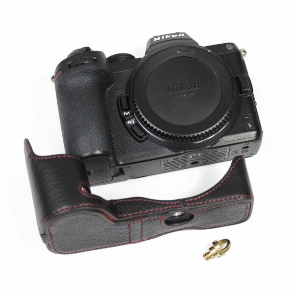 Koowl 対応 Nikon ニコン Z5 Z6 Z6 II Z7 Z7II カメラバッグ カメラケース Koowl手作りのレザー銀付牛革カ｜beck-shop｜04