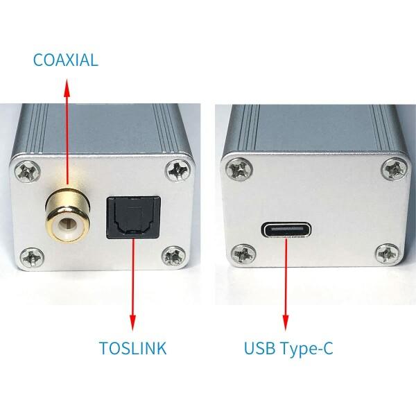 DSD TECH SH-AU01A USB to TOSLINK オーディオ アダプター (光＆同軸)｜beck-shop｜02