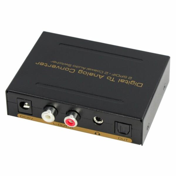 BLUPOW 多機能音声変換器 光セレクター DAコンバーター Digital to Analog Converter 192KHz 24bitハイレゾ音源｜beck-shop｜02