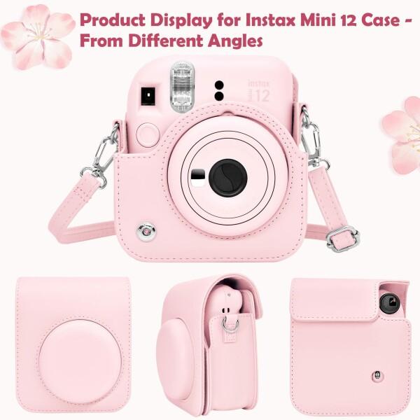 kinokoo instax mini 12ケース、Fujifilm チェキ INSTAX mini 12 カメラケース スナップで開閉 チェキケース｜beck-shop｜04