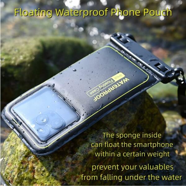 GUZACK 防水電話ポーチのフロータブル、大きい防水携帯電話の箱iPhone 15 14 13 12 11 Pro Max Samsung Google｜beck-shop｜02
