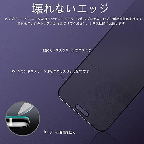 iPhone 14 Pro Max/iPhone 15 Plus専用ガラスフィルム全面保護/アンチスパイ/アンチブルーライト/プライ｜beck-shop｜07