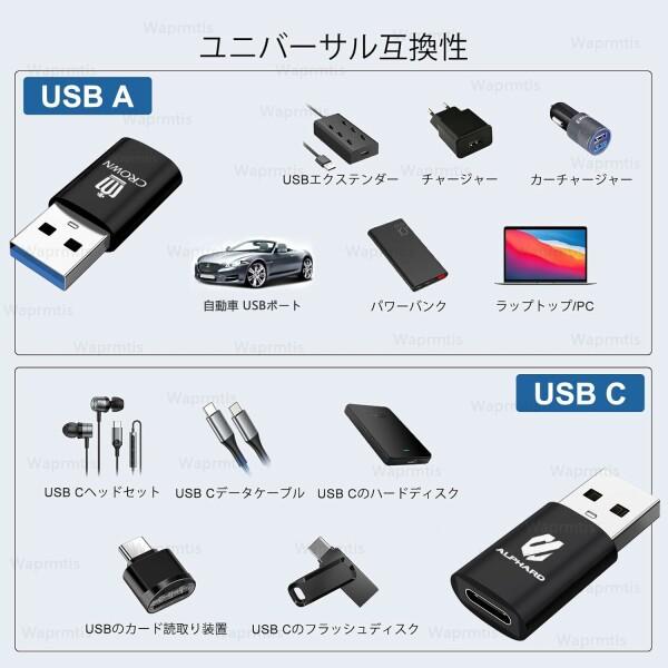 マツダ USB Type-C 変換アダプタ アテンザ アクセラ CX-3 CX-4 ms CX-5 CX-8 USB Cアダプタ 車 OTGコンバータ｜beck-shop｜04