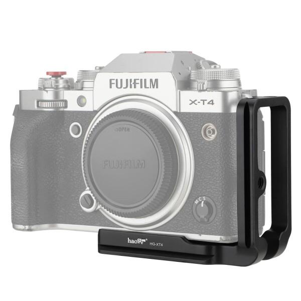 Haoge HG-XT4 カメラLブラケット 富士フイルム X-T4 Fujinon XT4カメラ用 アルカスタイル対応 クイックリ｜beck-shop｜03