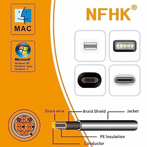 NFHK 左角度マイクロHDMIオス-HDMI 2.1メスUHD延長ゴールドコンバーターアダプター 8K 60hz HDTV対応｜beck-shop｜10