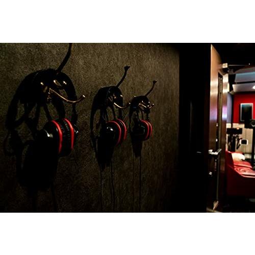 YAXI ヤクシー for studio headphone DX MDR-CD900ST対応 交換イヤーパッド レッド&ブラック stpad-DX-R&B｜beck-shop｜04