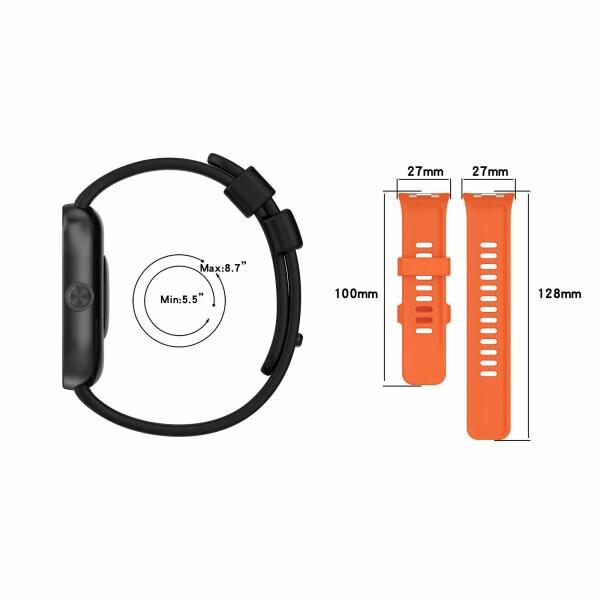 (LICHIFIT) Redmi Watch4/Xiaomi Smart Band Band8 pro対応バンド シリコン製 ベルト 替えバンド スポーツベルト｜beck-shop｜03