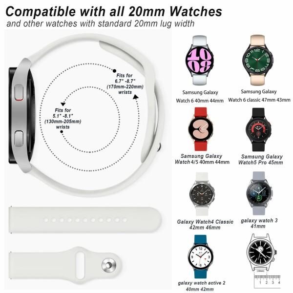 for Samsung Galaxy Watch 6/5/4 バンド 40mm 44mm/Galaxy Watch 6 classic バンド 47mm 43mm/Galaxy Watch 4 Classic 46mm 42mm/ア｜beck-shop｜03