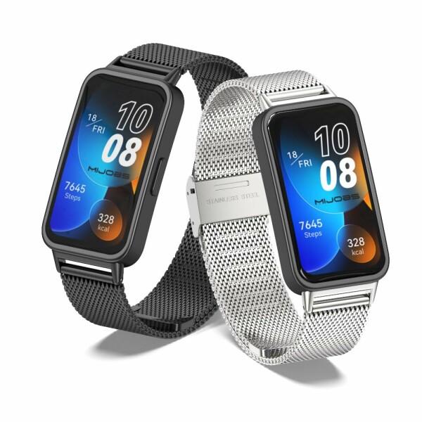 (MIJOBS) Huawei band 8/9 スマートウォッチバンド ステンレススチールメタル交換用ブレスレット 取り｜beck-shop｜09