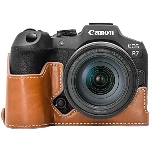 Rieibi EOS R7 ケース、キヤノン Canon カバー eos r7用カバー r7 ボディケース R7保護ケース E ...