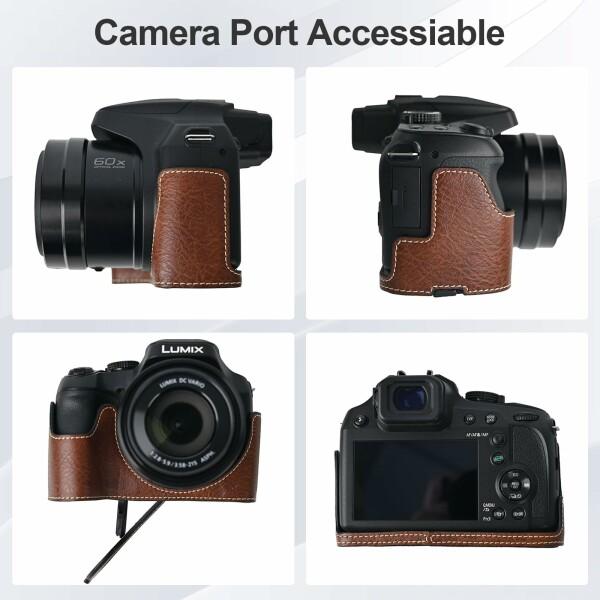 VOVMOEYA カメラケース For Panasonic Lumix DC-FZ80D(Lumix DC VOVMOEYA カメラケース For Panasonic Lumix DC-FZ80D(Lumix DC