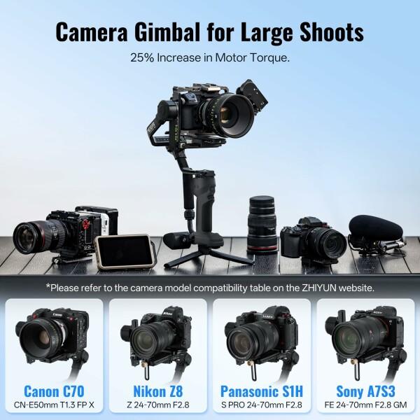 公式旗艦店)ZHIYUN CINEPEER Crane 4E ジンバルカメラ 3軸 公式旗艦店)ZHIYUN CINEPEER Crane 4E ジンバルカメラ 3軸