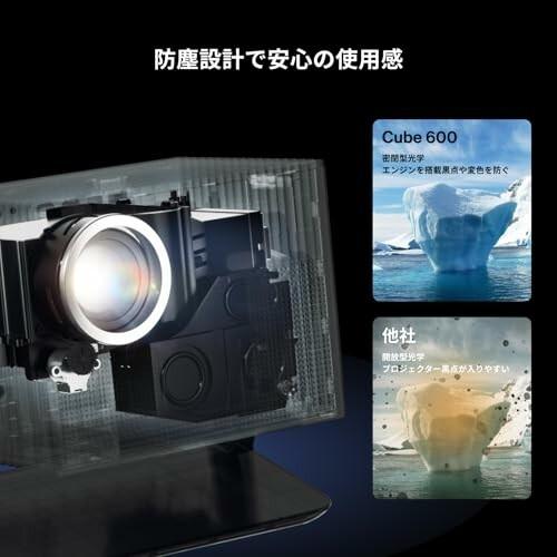 Bladecine Cube 600 プロジェクター 600ISO ルーメン フルHD Bladecine Cube 600 プロジェクター 600ISO ルーメン フルHD