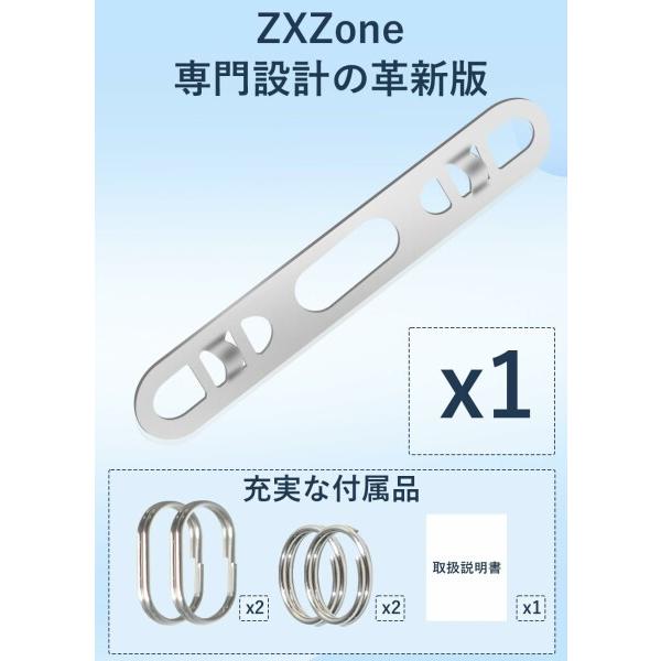 ZXZone iPhone Hang ストラップホルダー スマホ 2口 ダブル ZXZone iPhone Hang ストラップホルダー スマホ 2口 ダブル
