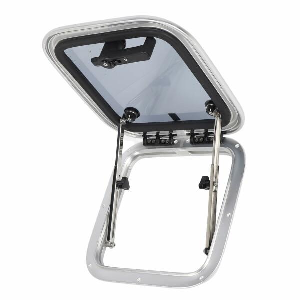 ボート舷窓 海洋アルミニウム合金 15x15in ヨット Rv 用 正方形 デッキ