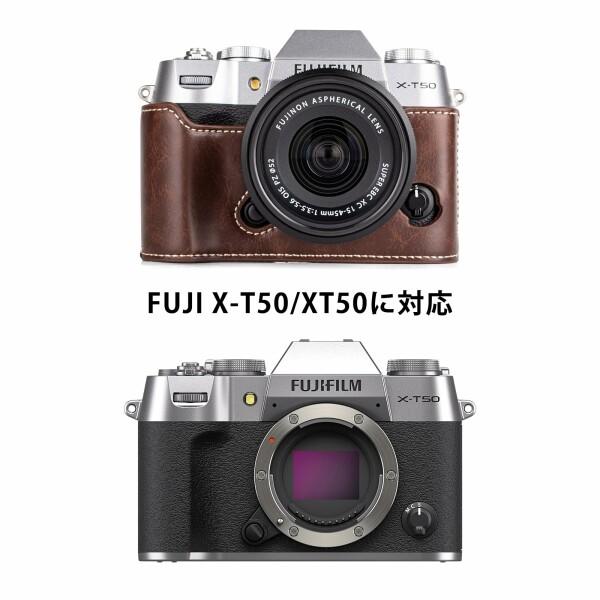 kinokoo XT50/X-T50 ケース、富士 Fujifilm ミラーレス一眼 kinokoo XT50/X-T50 ケース、富士 Fujifilm ミラーレス一眼