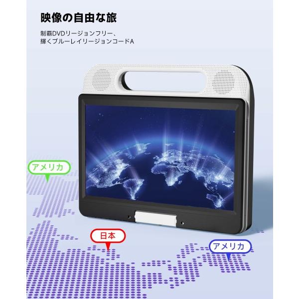 FANGOR ポータブルブルーレイプレーヤー 10.1インチ 270度回転 FANGOR ポータブルブルーレイプレーヤー 10.1インチ 270度回転