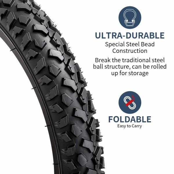 YunSCM 2本セット,16 2.125 タイヤ,自転車 タイヤ 16x2.125 57