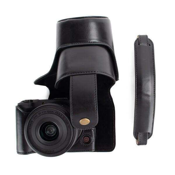 kinokoo Canon EOS R50 Vケース V PUレザー保護カバー V/R50V デジタル