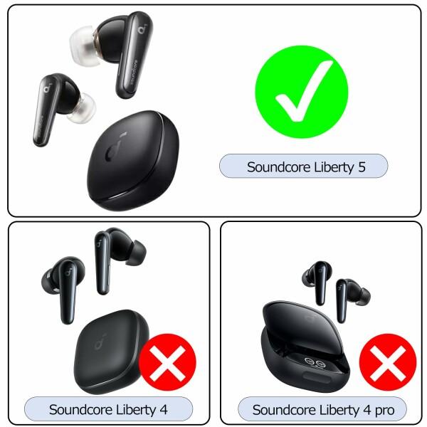 YOFITAR) for Anker Soundcore Liberty 5 ケース クリア 5カバー TPU製