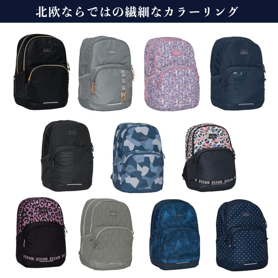 BECKMANN】ベックマン ノルウェー リュック SPORT Junior Black Gold 