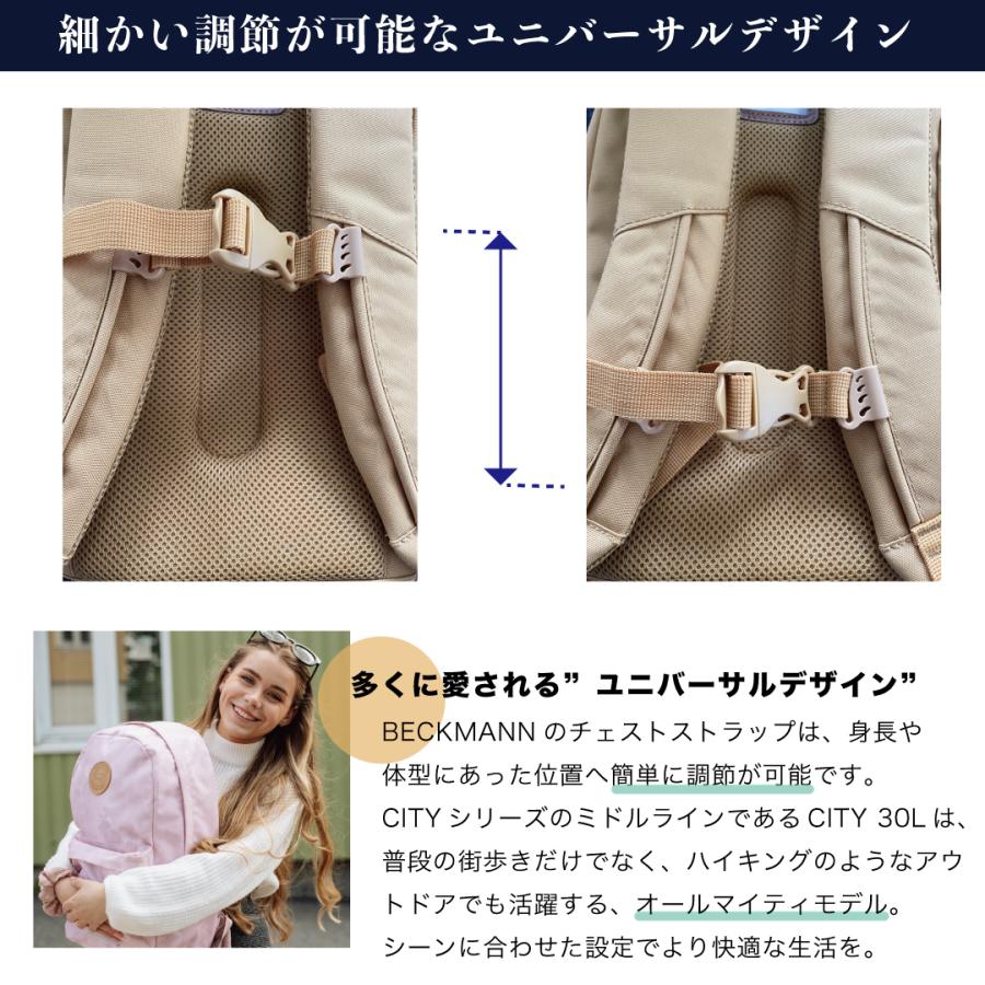 BECKMANN】ベックマン ノルウェー リュック CITY 30L Dusty Black