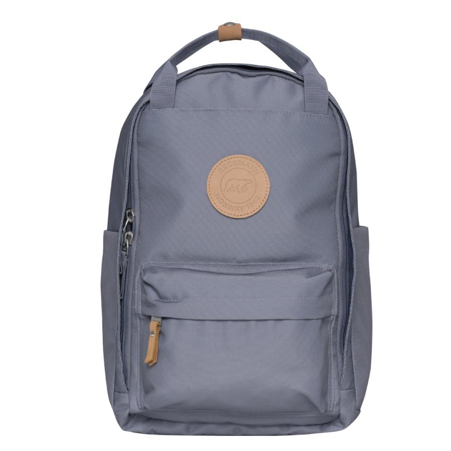 【BECKMANN】ベックマン ノルウェー リュック CITY Light Steel Grey キッズ レディース リュックサック 通学 通勤 人間工学 軽量 北欧の画像