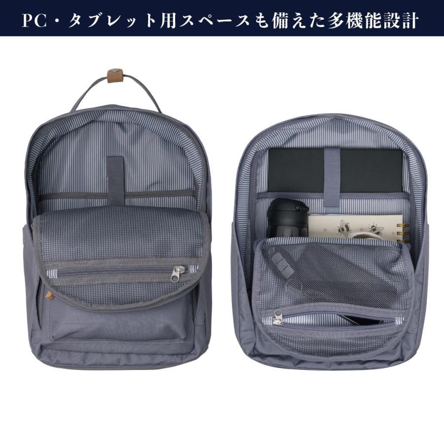 【BECKMANN】ベックマン ノルウェー リュック CITY Light Steel Grey キッズ レディース リュックサック 通学 通勤 人間工学 軽量 北欧の画像