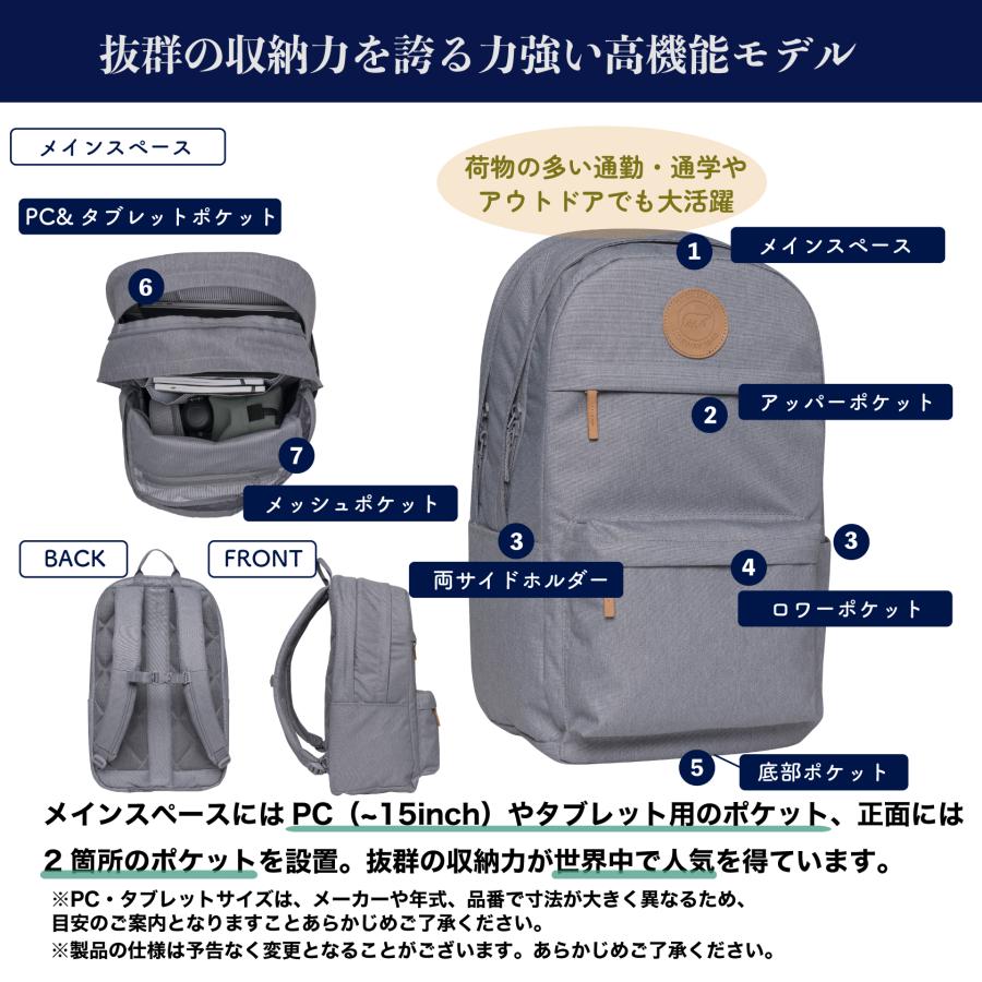 BECKMANN】ベックマン ノルウェー リュック CITY Max Black バック