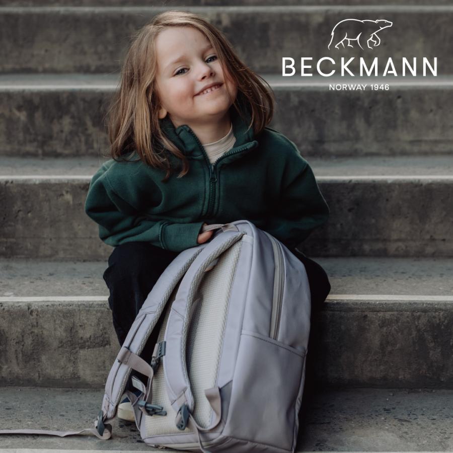 Beckmann Urban Mini Zaino Asilo 10L – Light Brown (Grigio Talpa), Leggero, Con Copripioggia E Rifrangenti