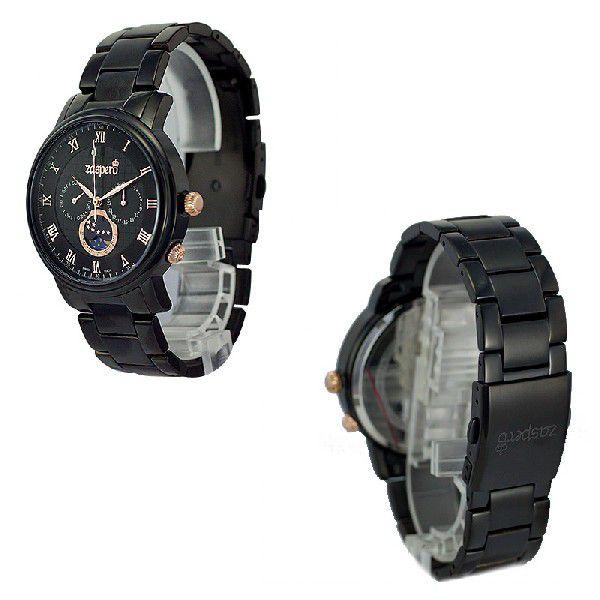 ZASPERO 【ザスペロ】 腕時計 メンズ アナログ ムーンフェイズ スイス