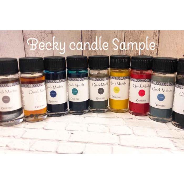 【Quick Marble】 全16色 各20ml　誰でも簡単にマーブルキャンドルが作れる :quick-marble-20:ベッキーキャンドル -  通販 - Yahoo!ショッピング
