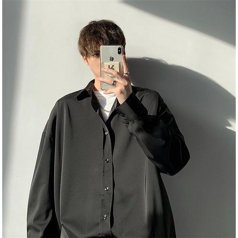 タイムセールメンズ服韓国ファッションシンプルストリート柔らかいシャツスリム秋服コーデ 1598 Become Amore 通販 Yahoo ショッピング