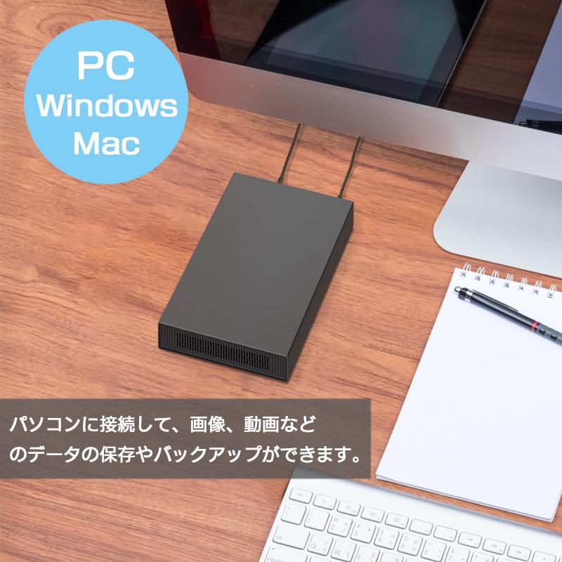 新品 外付けHDD 500GB/1TB/PC/PS4/PS5/4K対応 静音&コンパクト 3.5インチ 金属製ボディ/耐衝撃/indows/Mac/USB3.0対応/外付けハードディスク_3