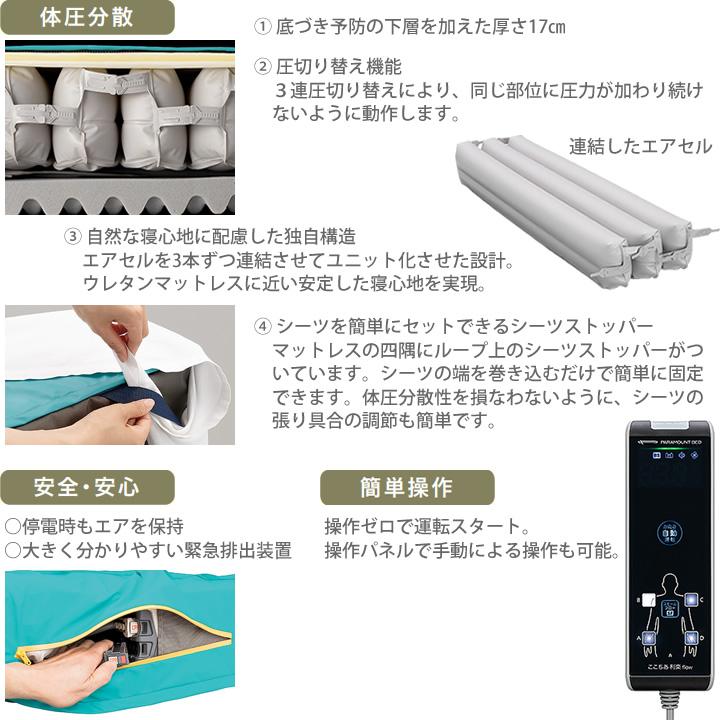 パラマウントベッド エアマットレス ここちあ利楽flow 清拭 パラマウントベッド エアマットレス ここちあ利楽flow 清拭