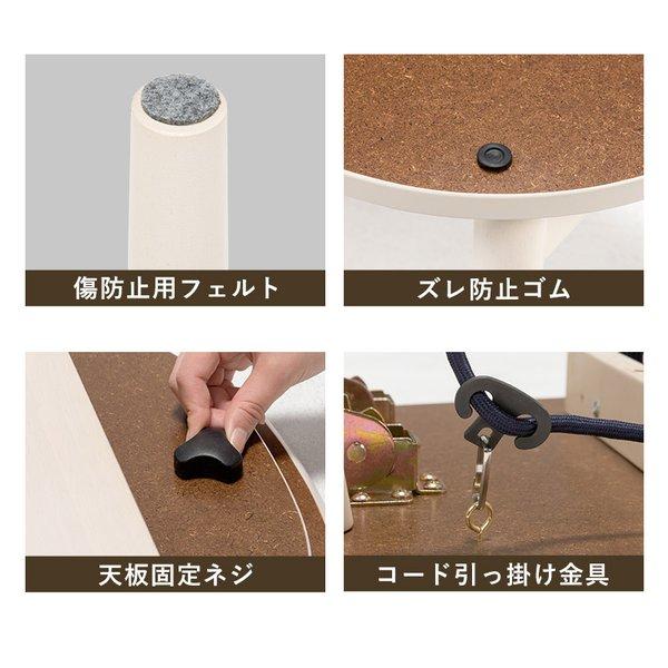 折れ脚こたつテーブル 〔幅90×奥行50×高さ35.5cm〕 ひとり暮らし向け センターテーブル｜bed-lukit｜06