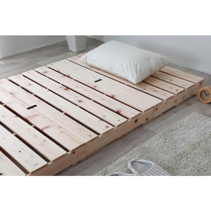 パレットベッド 国産ひのき 通気性抜群 カビ対策にも◎ 軽量設計 日本