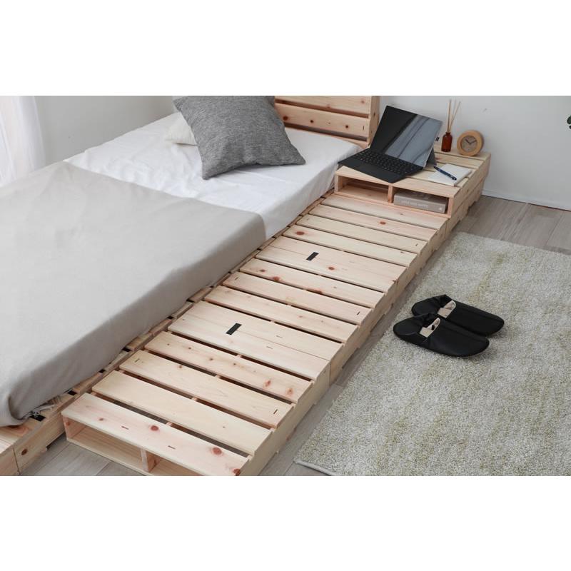 パレットベッド 国産ひのき 通気性抜群 カビ対策にも◎ 軽量設計 日本