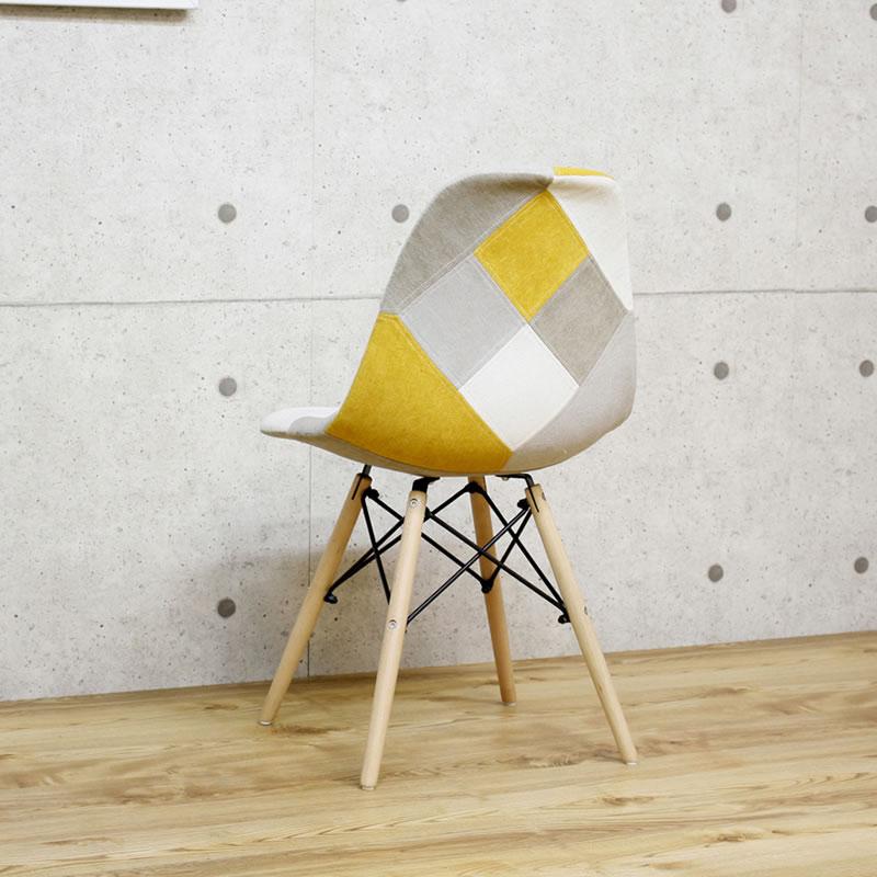 イームズ EAMES シェルチェア イームズチェア パッチワーク カラフル