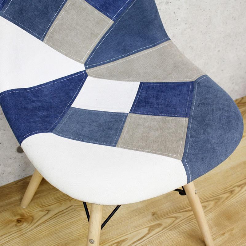 イームズ EAMES シェルチェア イームズチェア パッチワーク カラフル