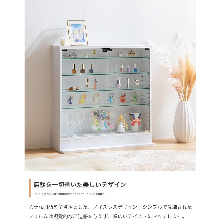 コレクションケース ワイド 大容量 ガラスディスプレイキャビネット ガラスキャビネット 大容量コレクションケース コレクションボード